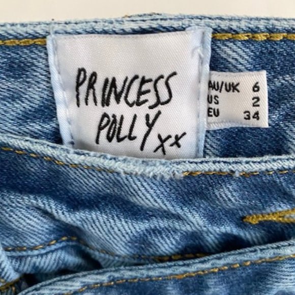 Cropped Holly asymmetric Jeans - Picture 6 of 10